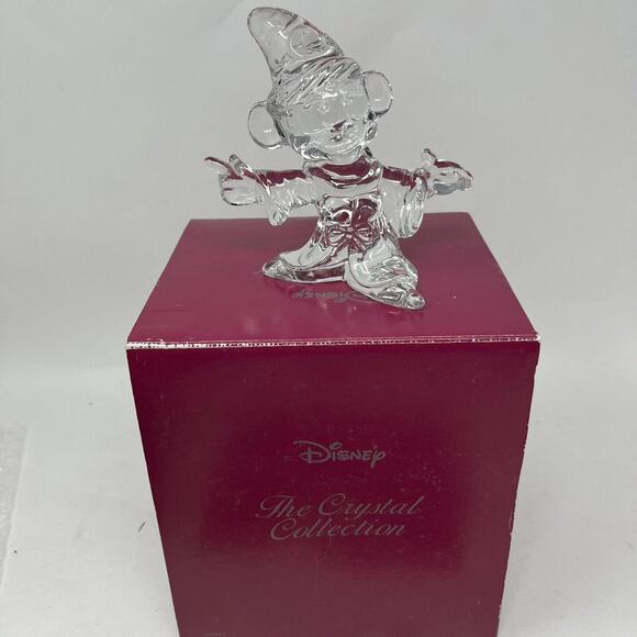 VINTAGE RARE DISNEY THE CRYSTAL COLLECTION SORCERER MICKEY LE 1287/1800 GERMANY